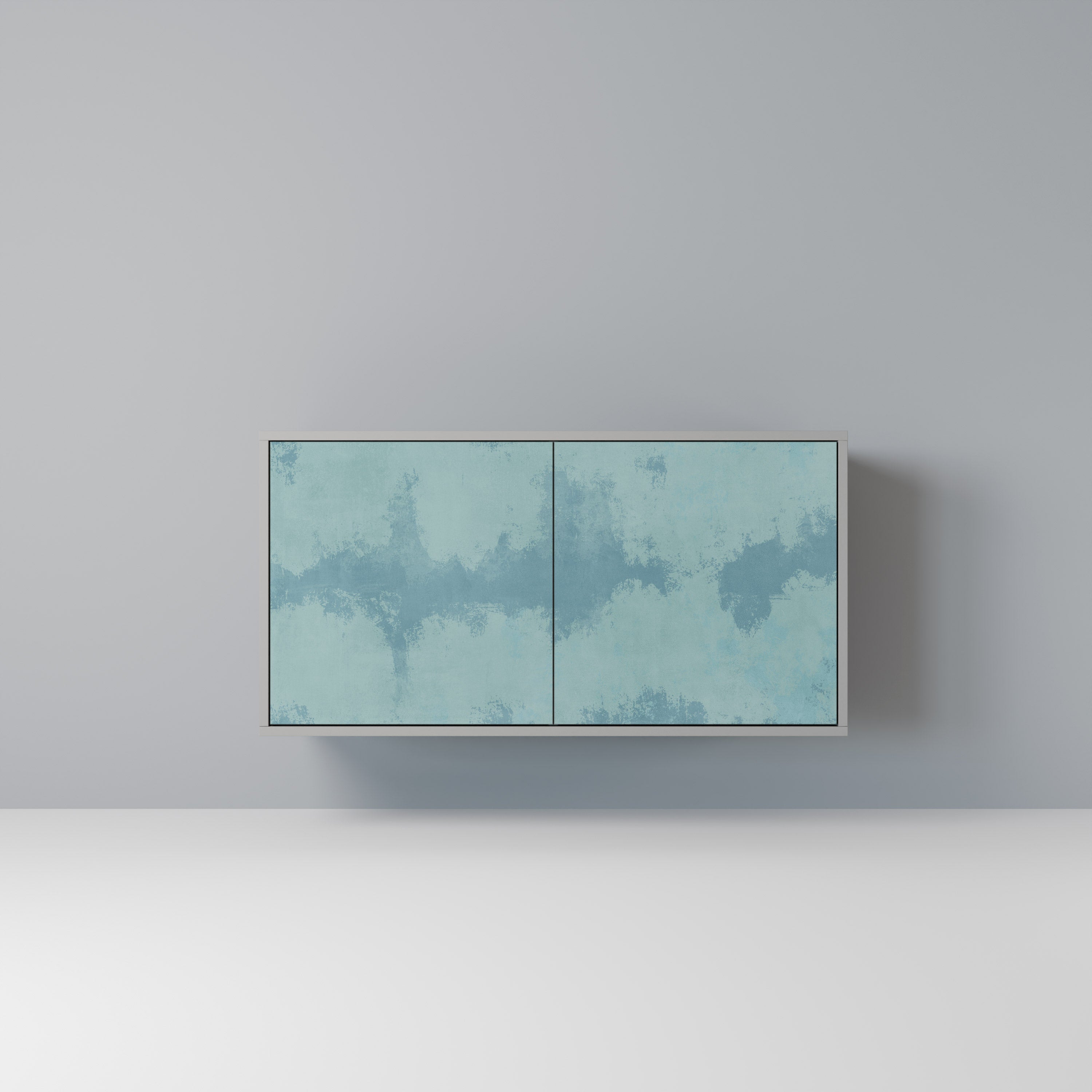 Buffet 2 portes SKY WASH finition grise