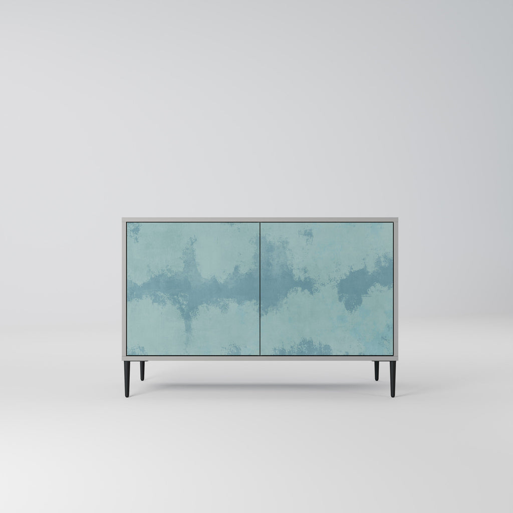 Buffet 2 portes SKY WASH finition grise