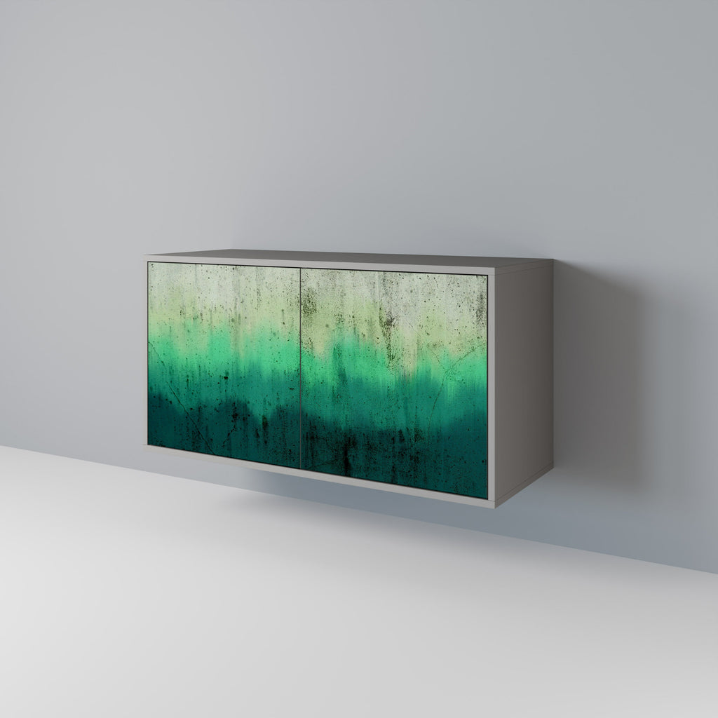 Buffet 2 portes NORTHERN LIGHTS finition grise