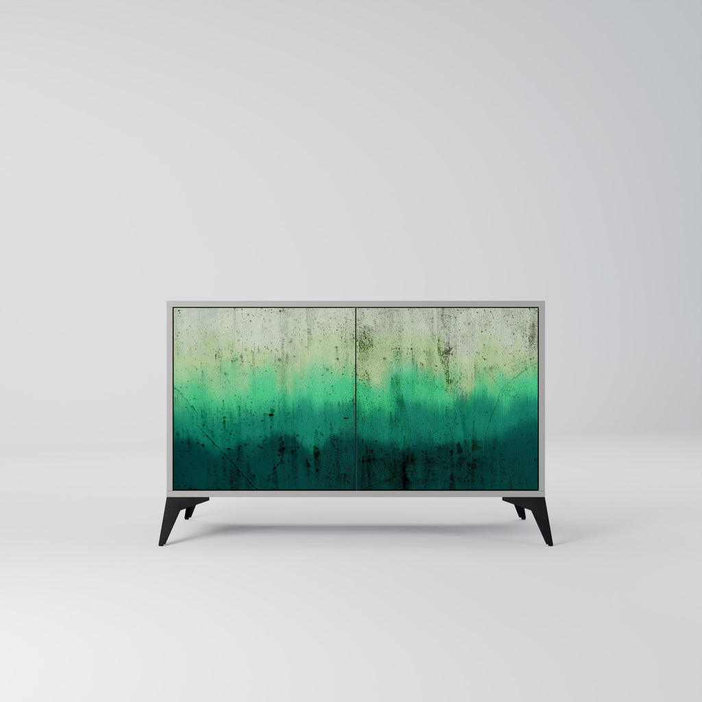 Buffet 2 portes NORTHERN LIGHTS finition grise