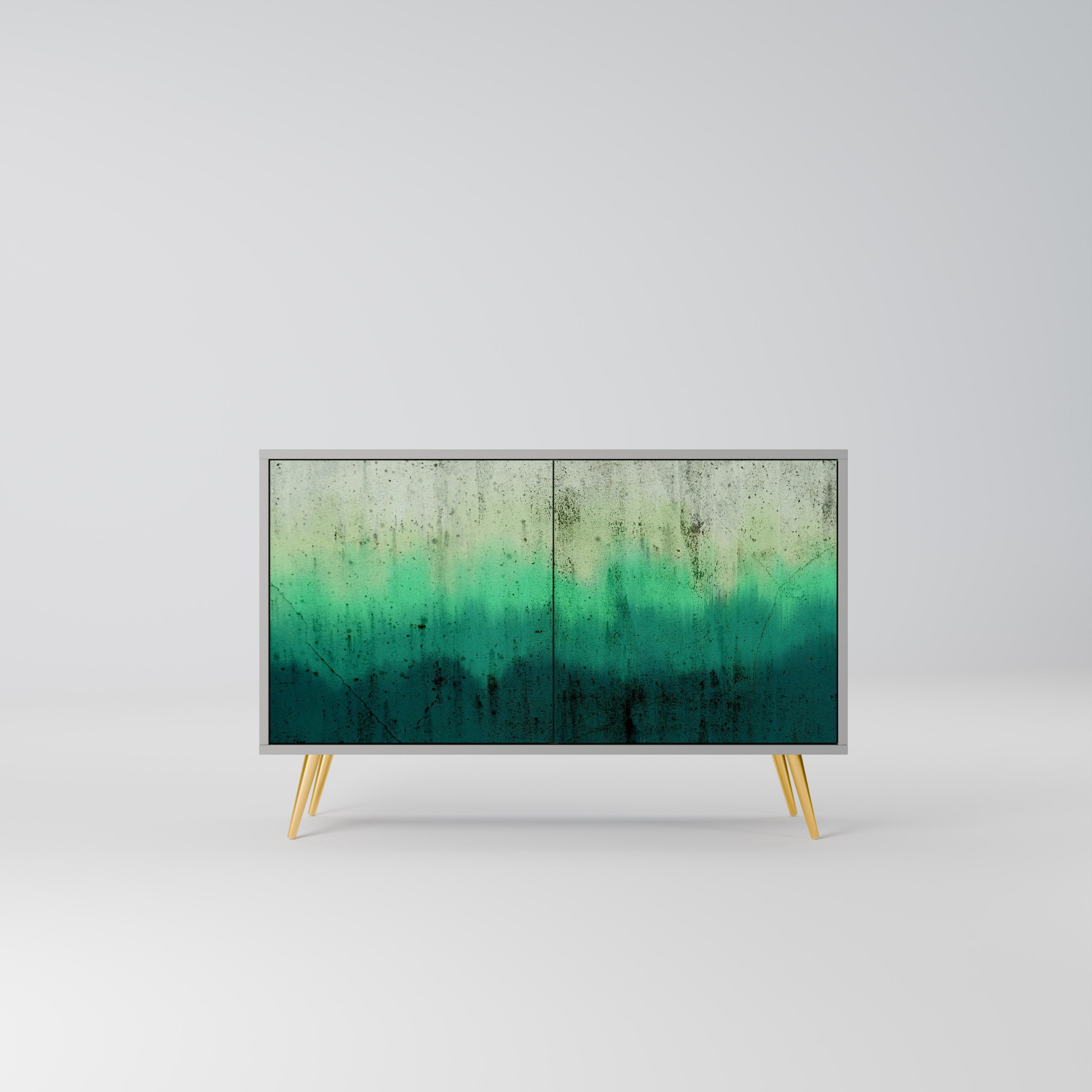 Buffet 2 portes NORTHERN LIGHTS finition grise