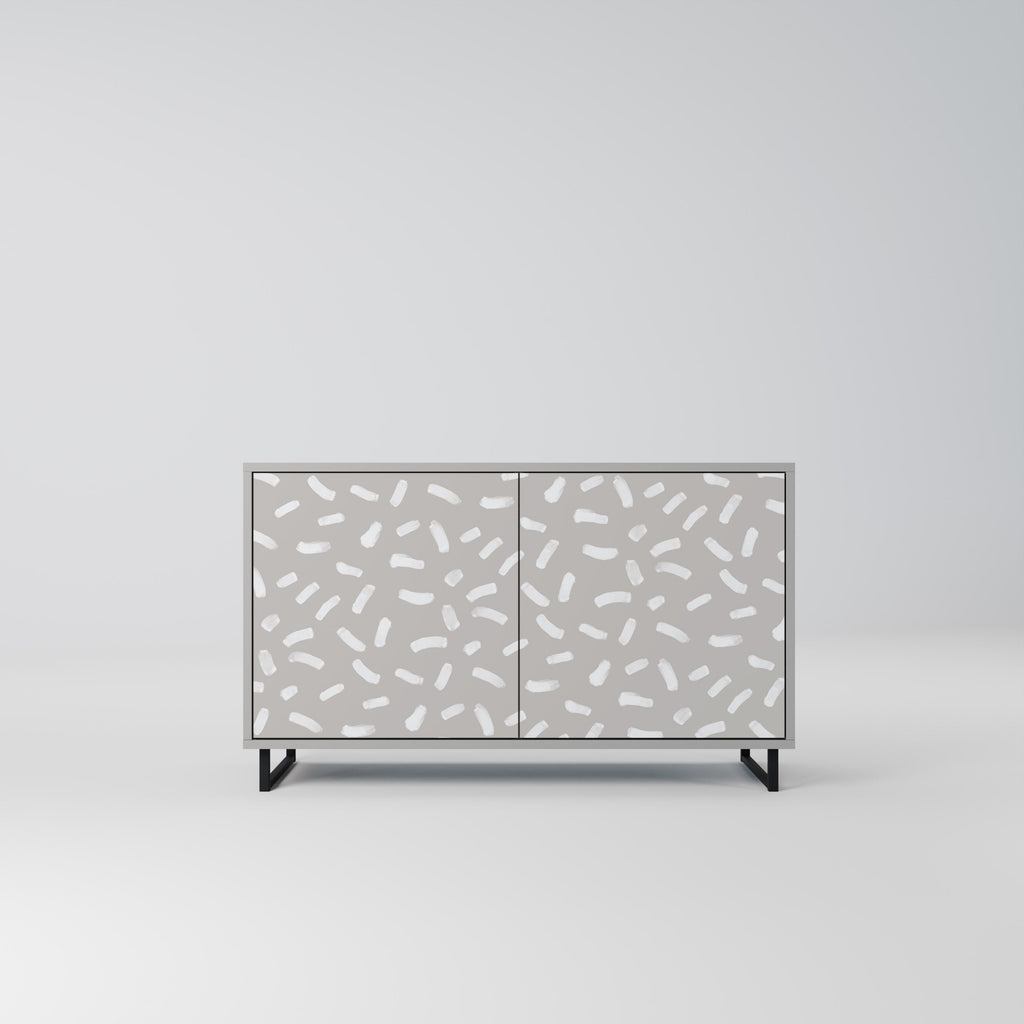 PASSING SECONDS 2-Door Sideboard in Grey Finish