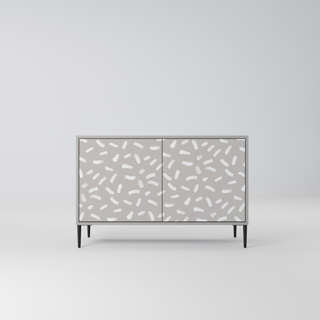 PASSING SECONDS 2-Door Sideboard in Grey Finish