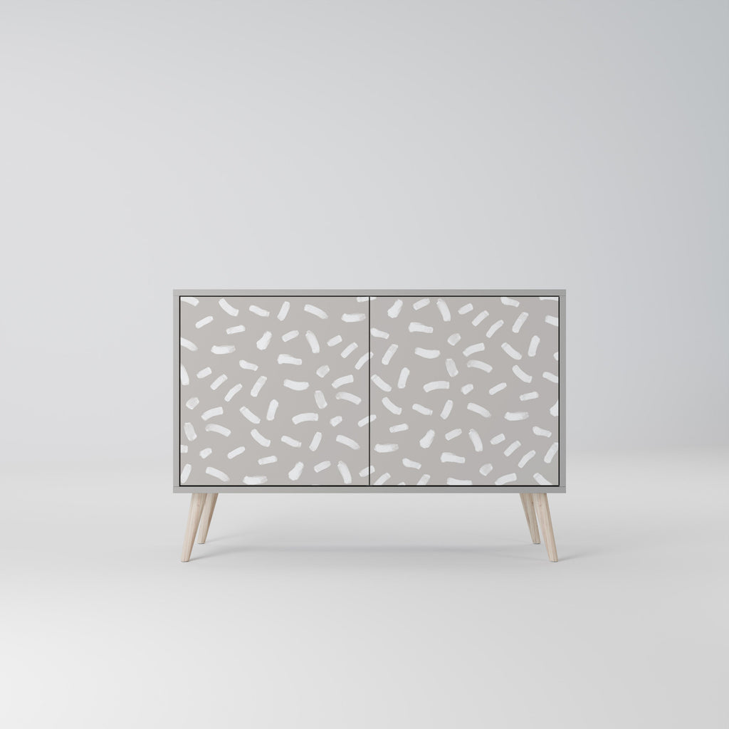 PASSING SECONDS 2-Door Sideboard in Grey Finish