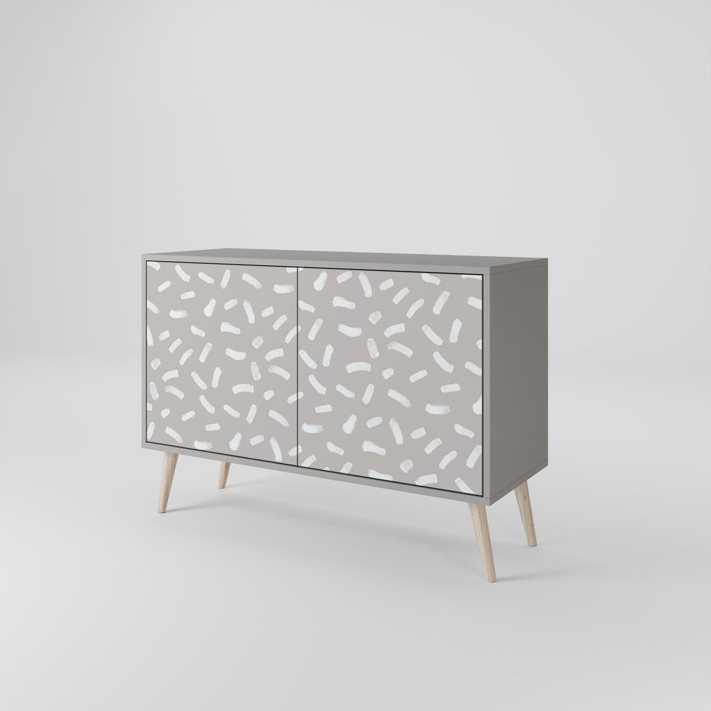 PASSING SECONDS 2-Door Sideboard in Grey Finish