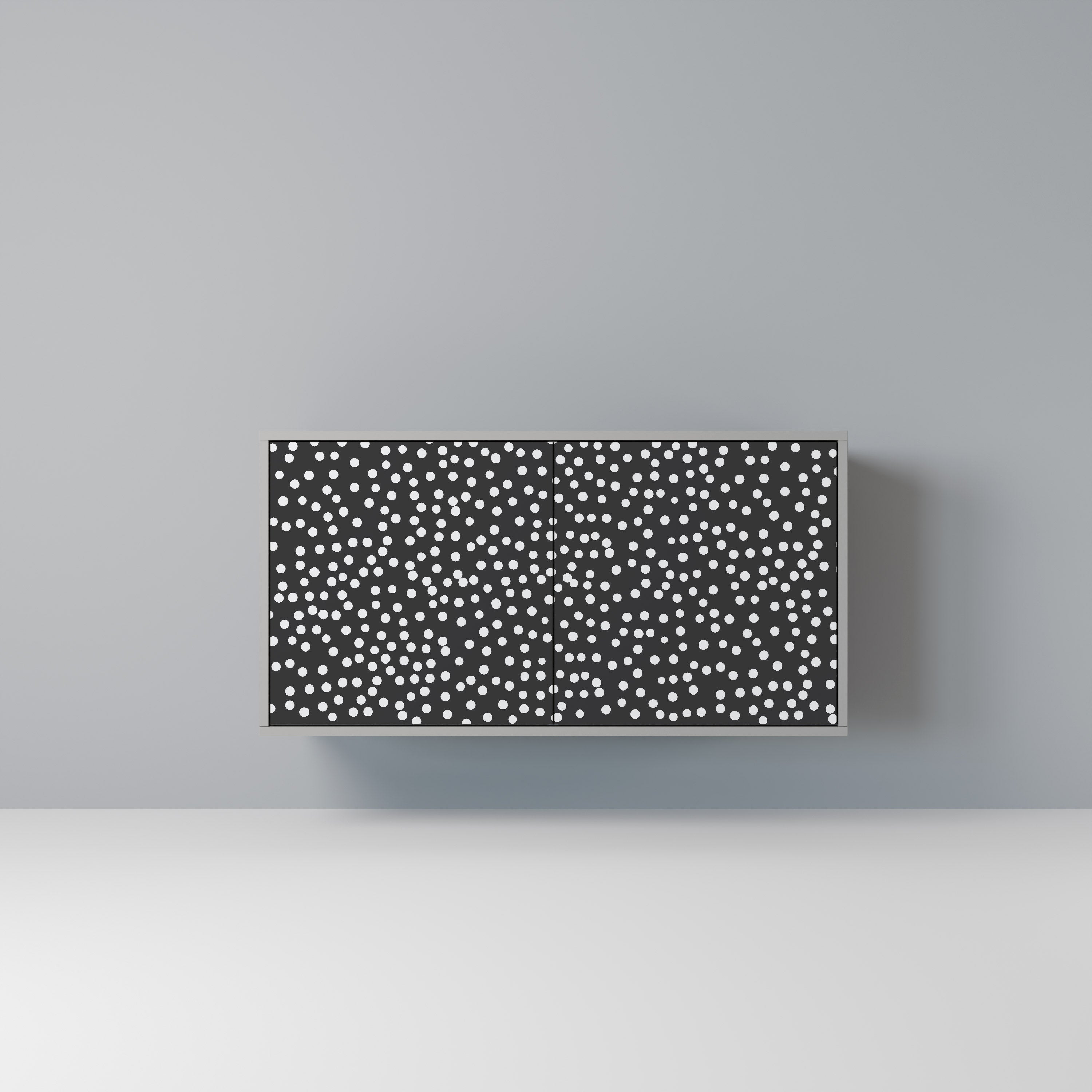 Buffet 2 portes BLINDING LIGHTS en finition grise