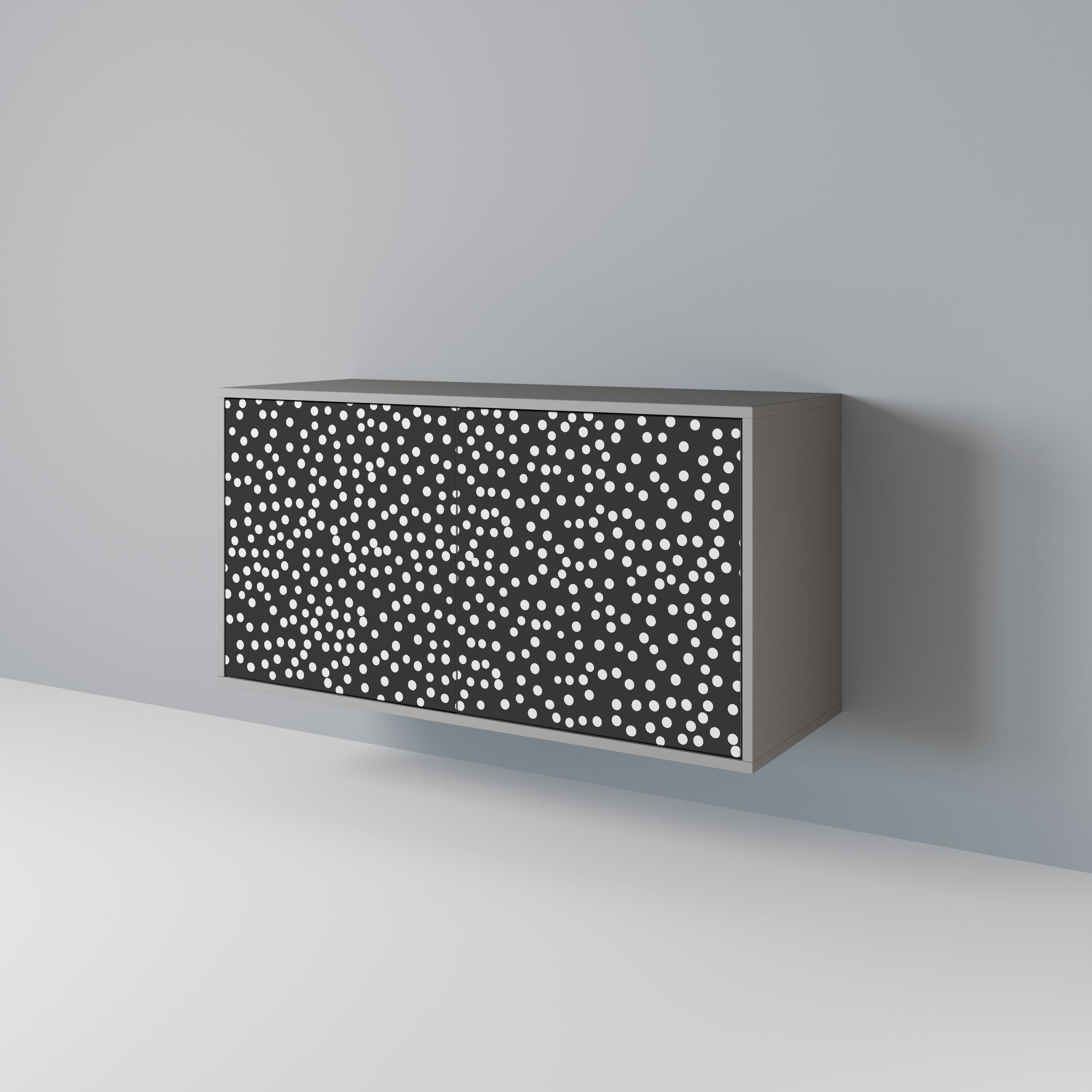 Buffet 2 portes BLINDING LIGHTS en finition grise