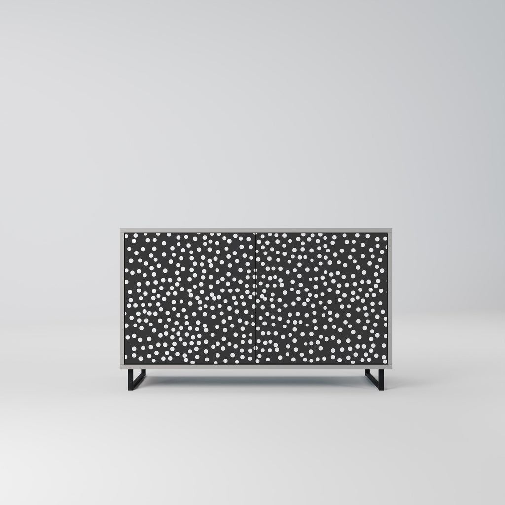 Buffet 2 portes BLINDING LIGHTS en finition grise