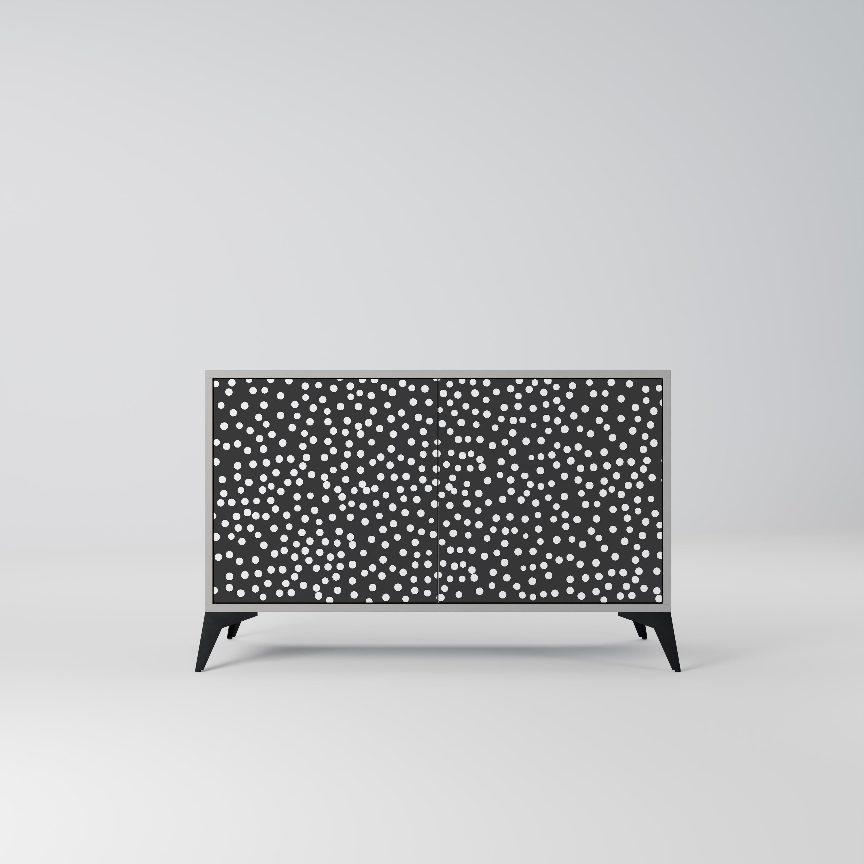 Buffet 2 portes BLINDING LIGHTS en finition grise