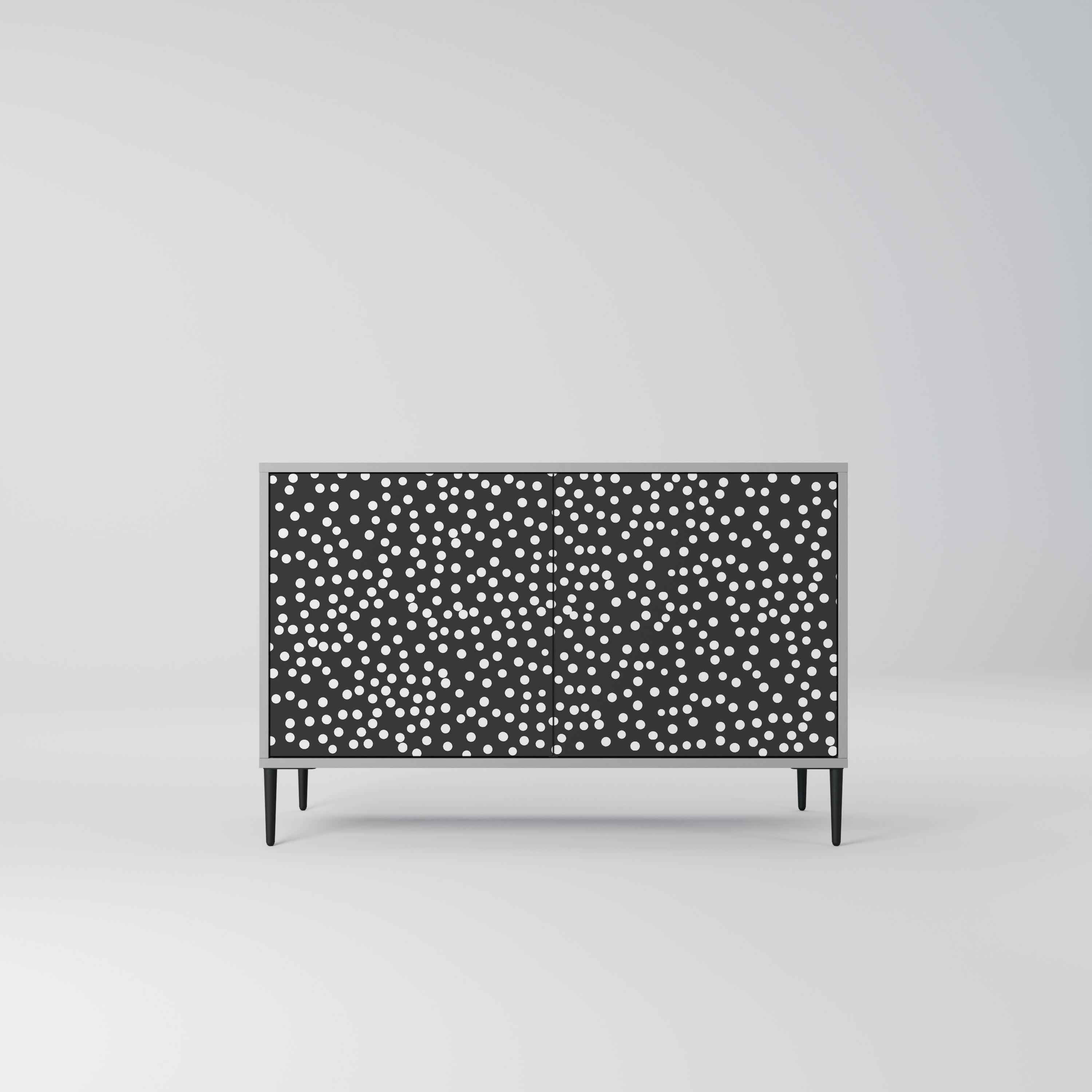 Buffet 2 portes BLINDING LIGHTS en finition grise