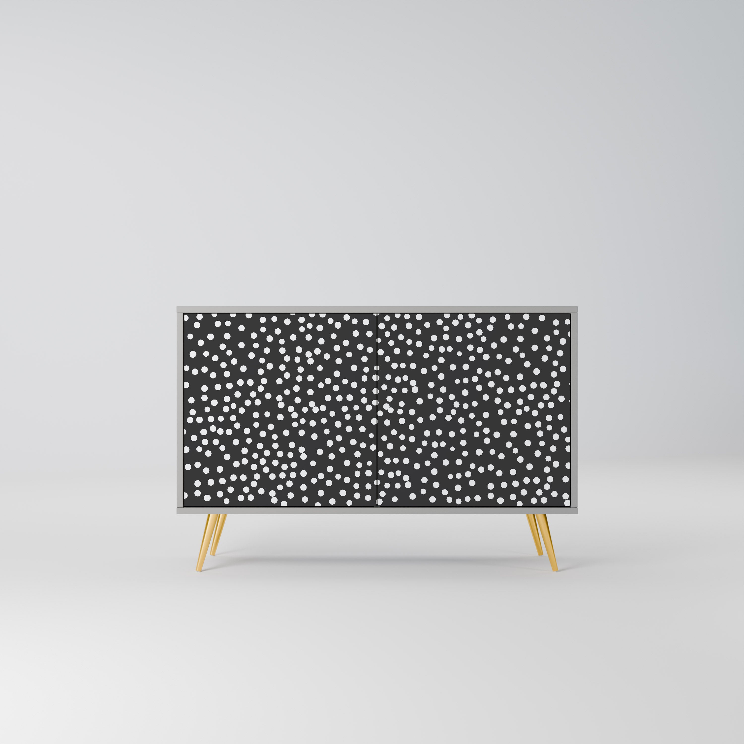 Buffet 2 portes BLINDING LIGHTS en finition grise