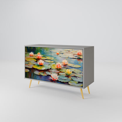 BLOOMING WATERS 2-Door Sideboard