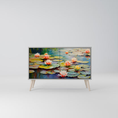 BLOOMING WATERS 2-Door Sideboard