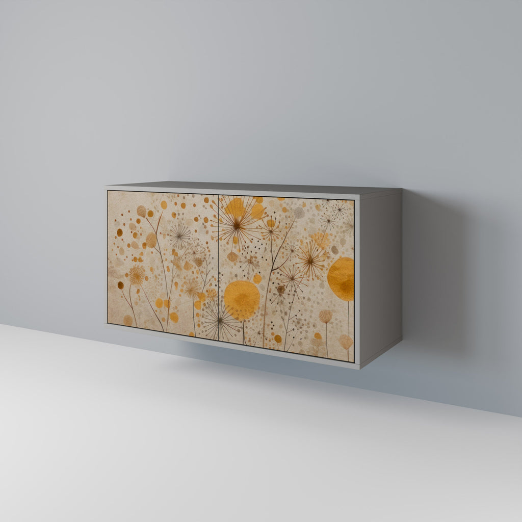 Buffet 2 portes MORNING GLADE en finition grise