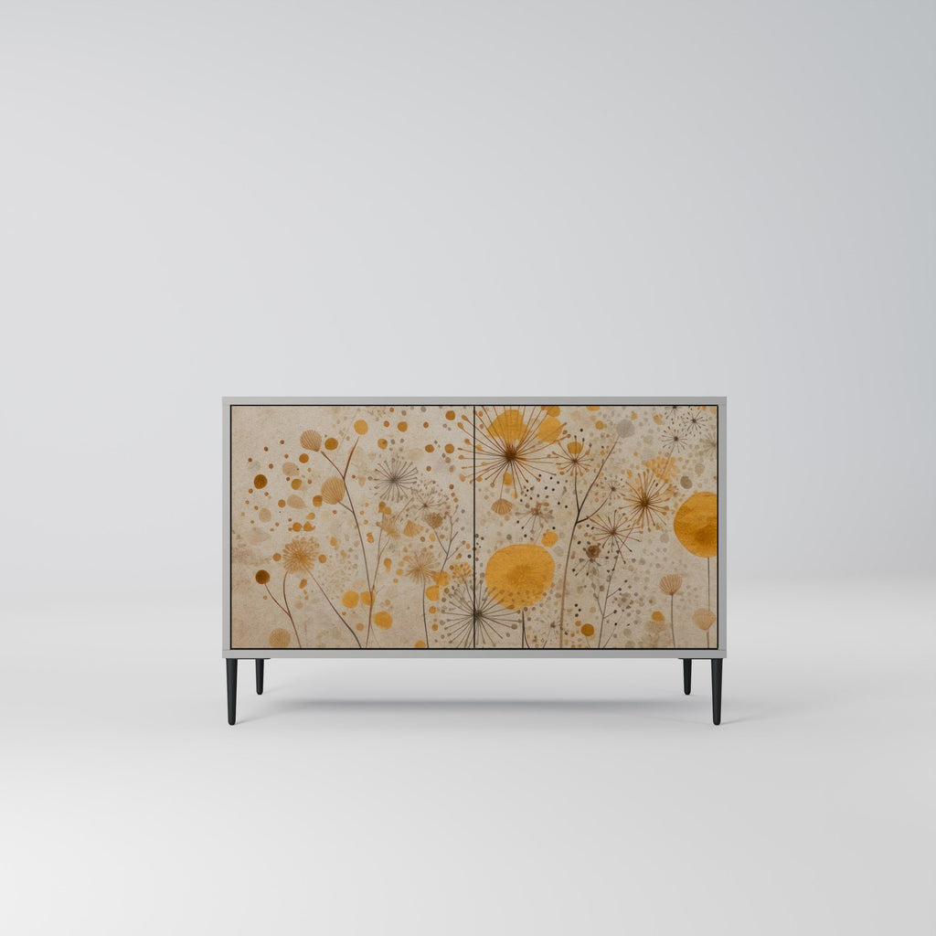 Buffet 2 portes MORNING GLADE en finition grise