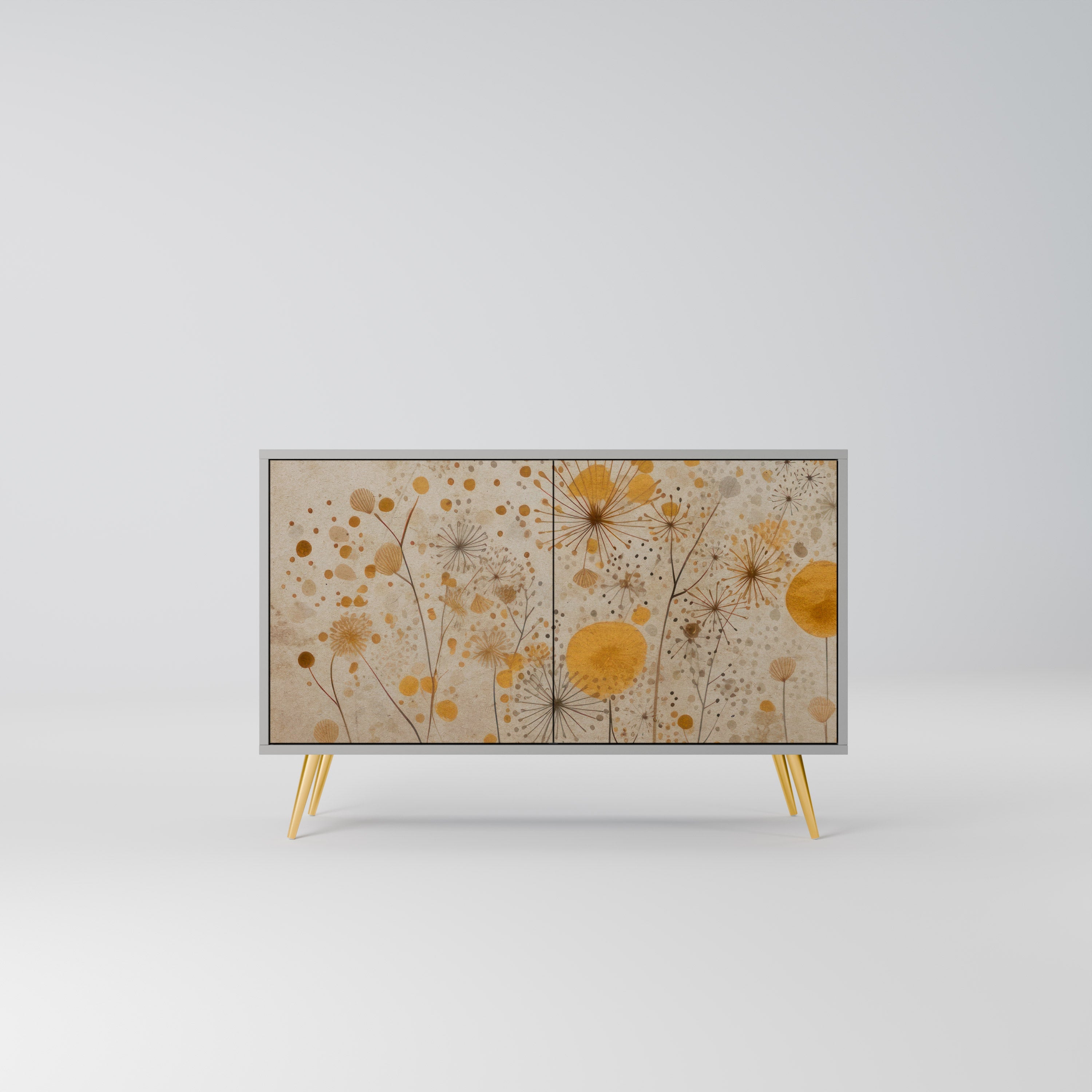 Buffet 2 portes MORNING GLADE en finition grise