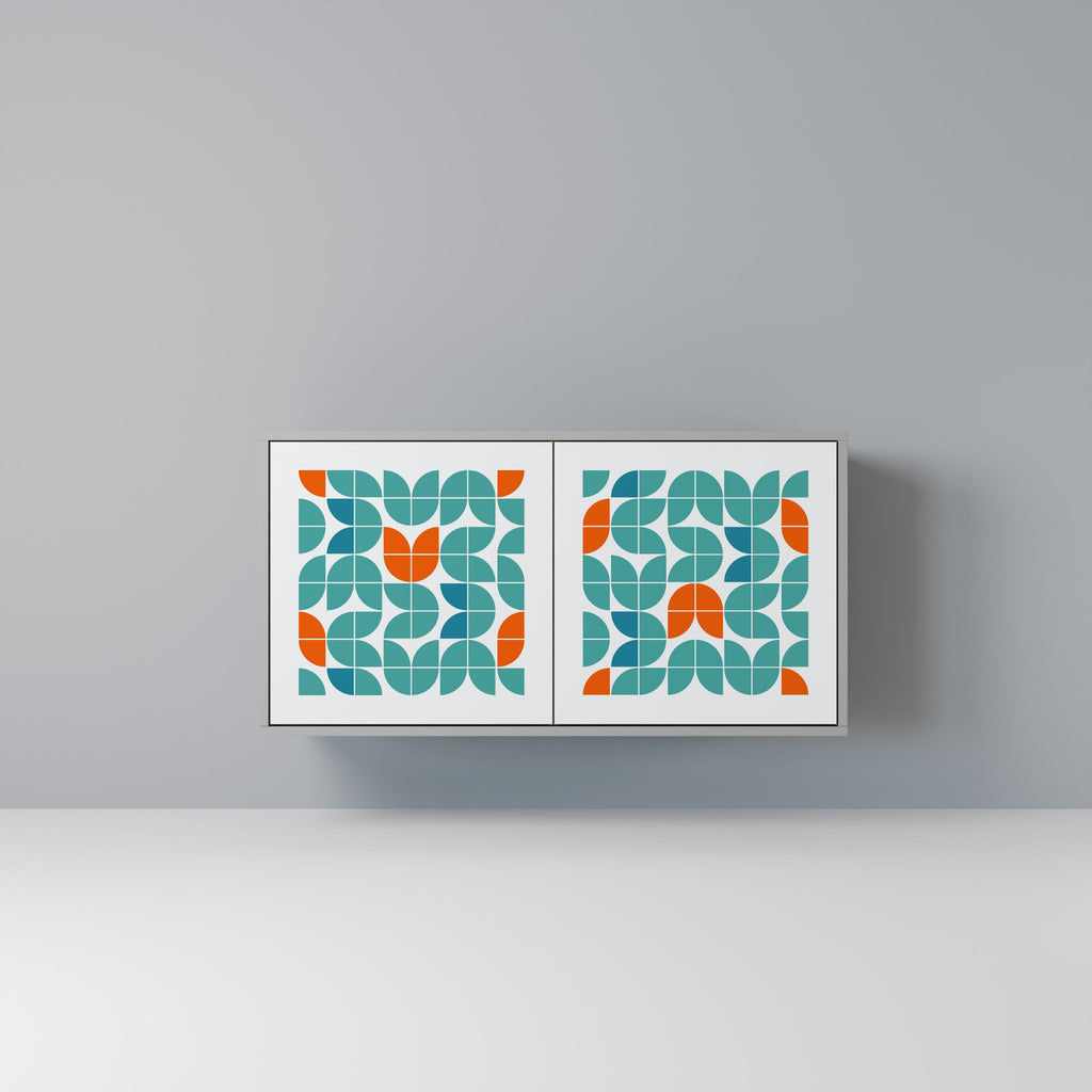 BE THE CHANGE 2-Door Sideboard in Grey Finish