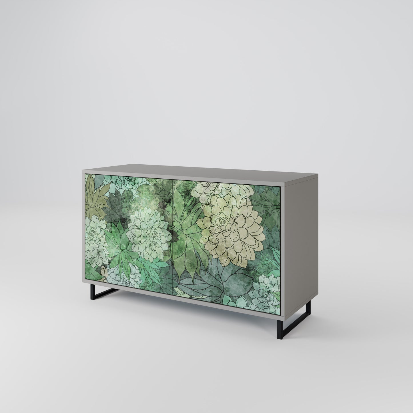 SUCCULENT CLUSTER 2-Door Sideboard