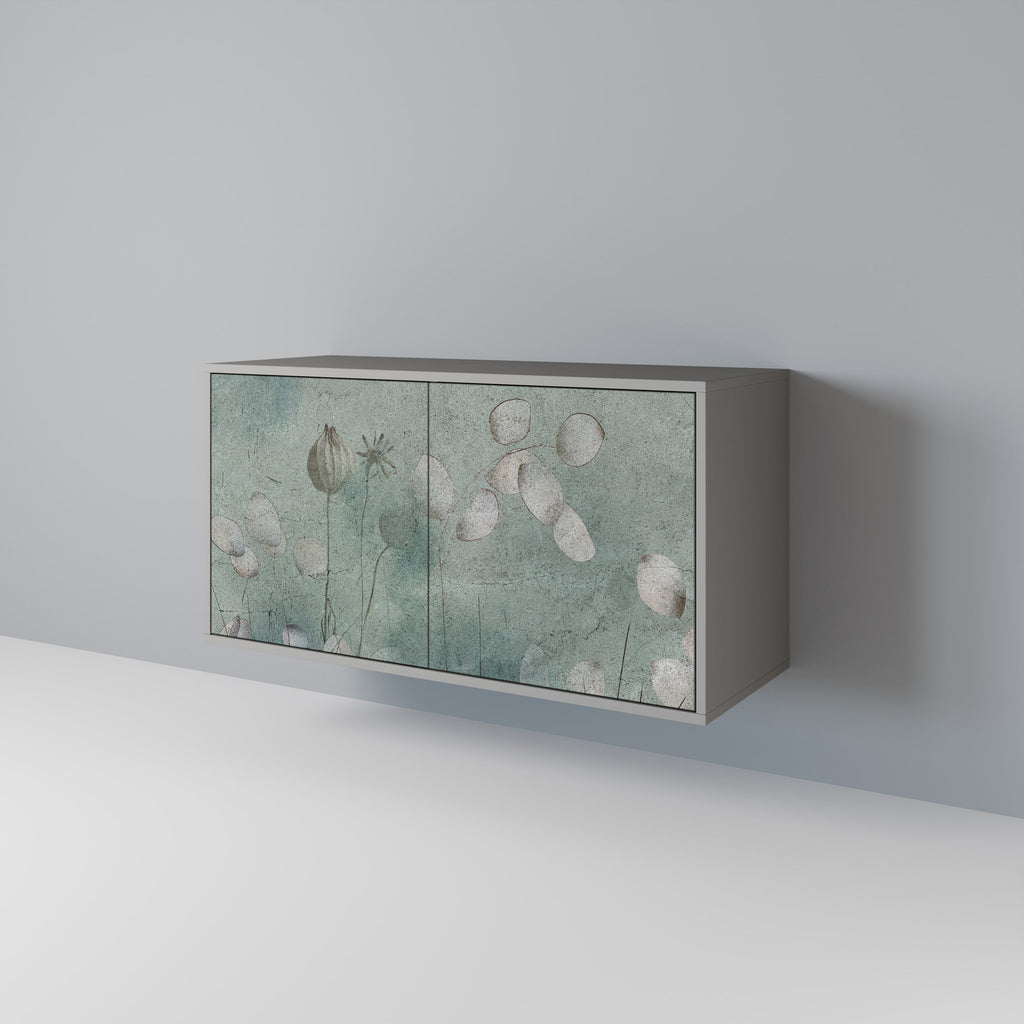 Buffet 2 portes NIGHT LADY finition grise