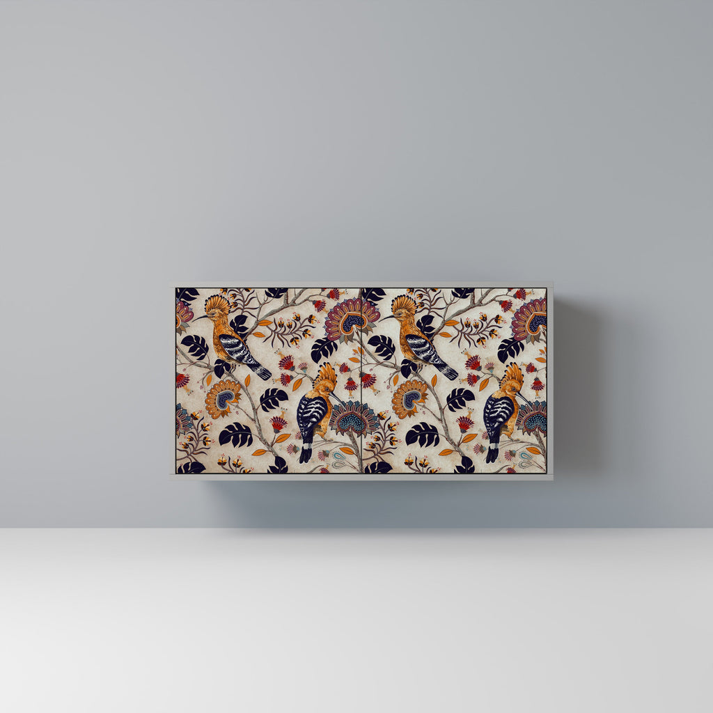 Buffet 2 portes EMINENT HOOPOE finition grise