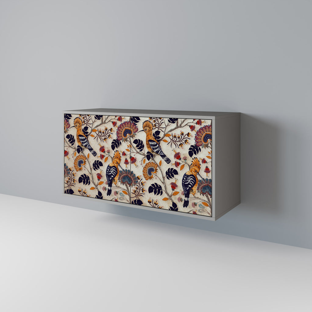 Buffet 2 portes EMINENT HOOPOE finition grise