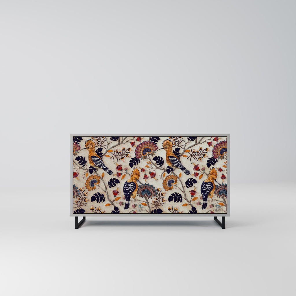 Buffet 2 portes EMINENT HOOPOE finition grise