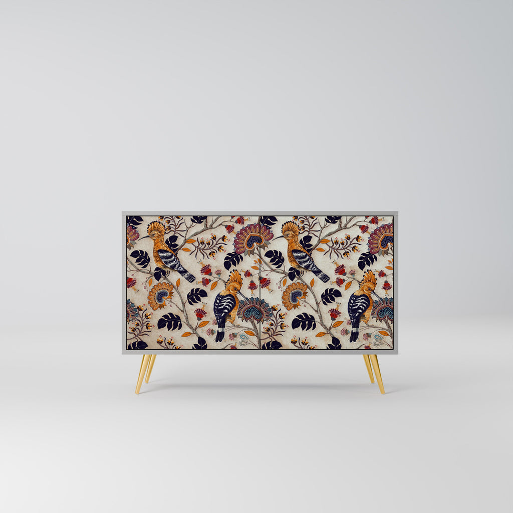 Buffet 2 portes EMINENT HOOPOE finition grise