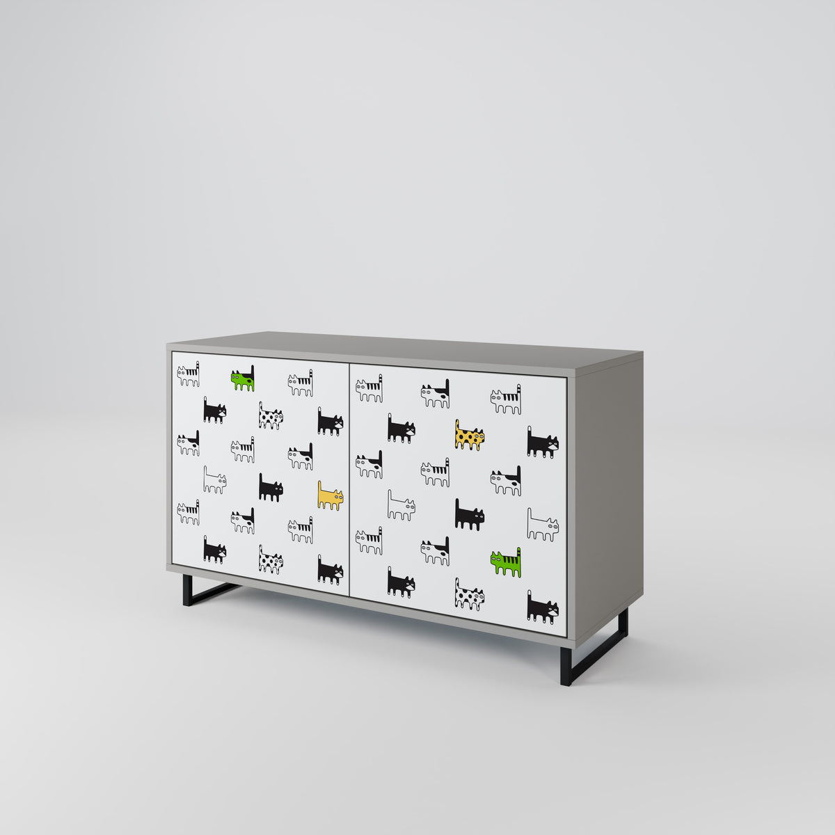 CATS COMPILATION 2-Door Sideboard