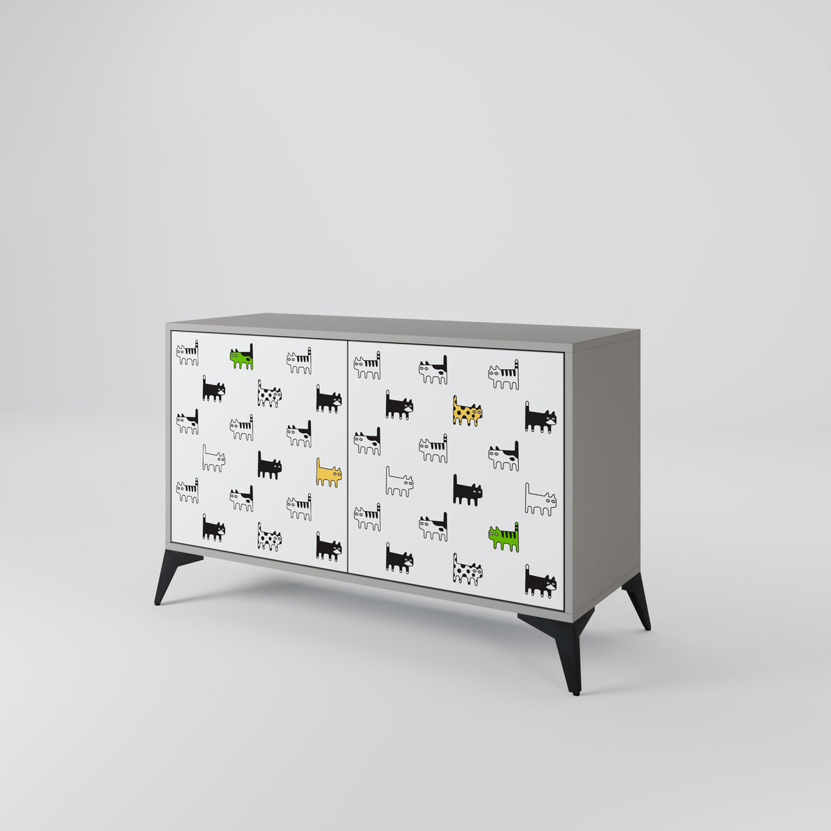 CATS COMPILATION 2-Door Sideboard