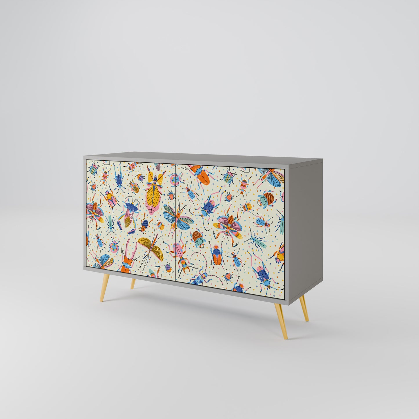 COLORFUL INSECTS 2-Door Sideboard