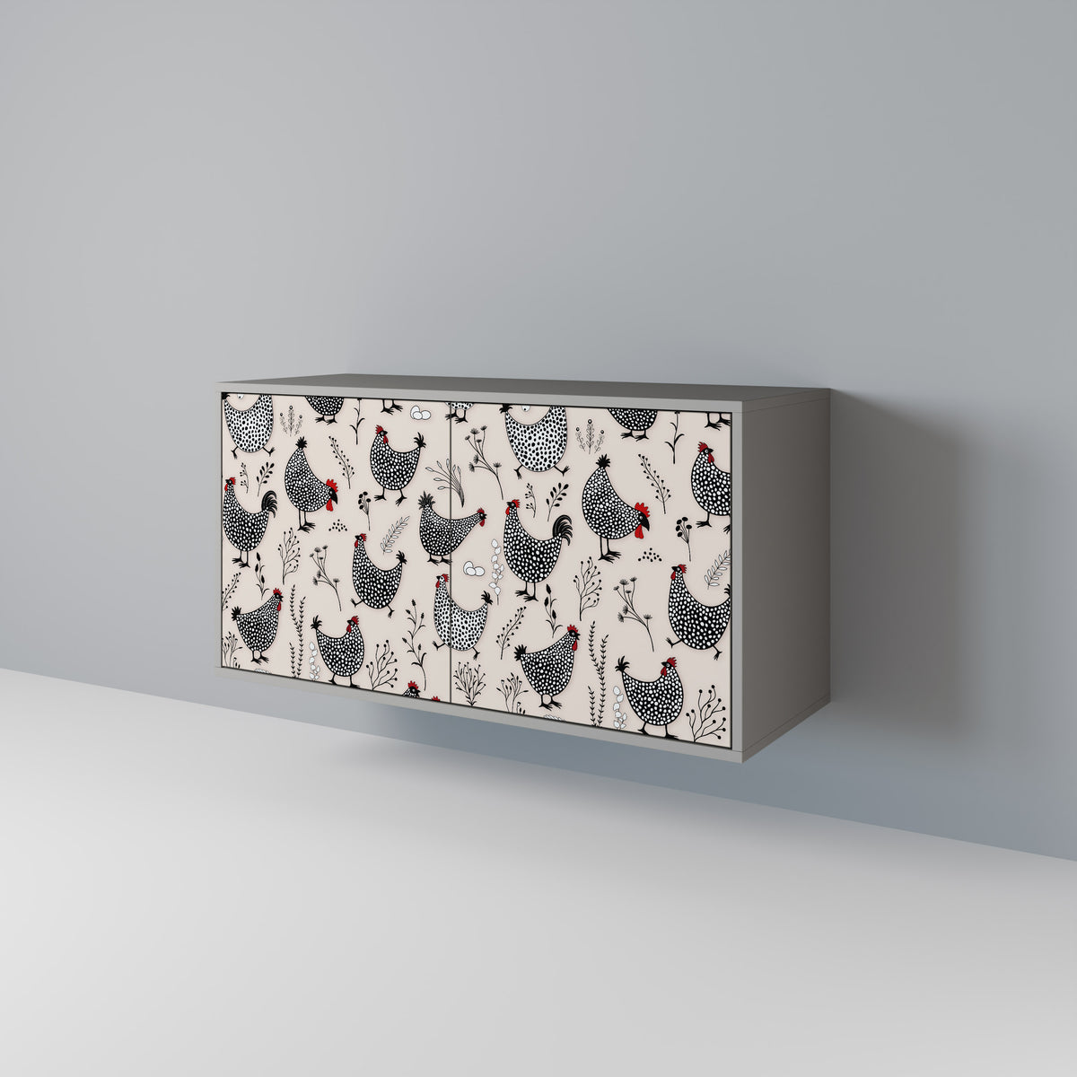 HAPPY HENS 2-Door Sideboard