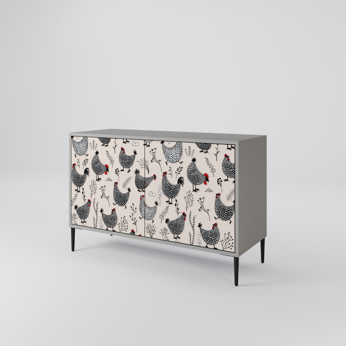 HAPPY HENS 2-Door Sideboard