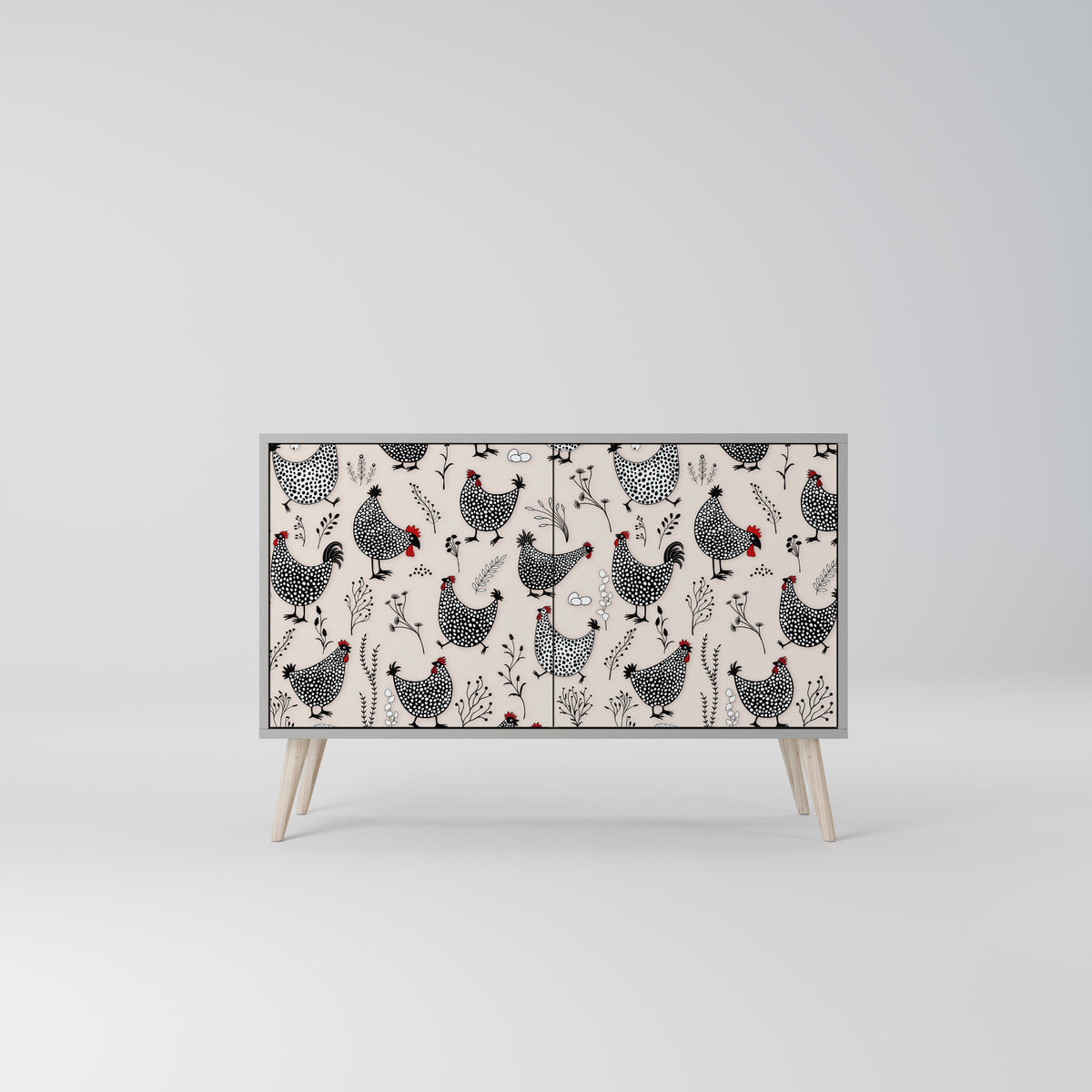 HAPPY HENS 2-Door Sideboard