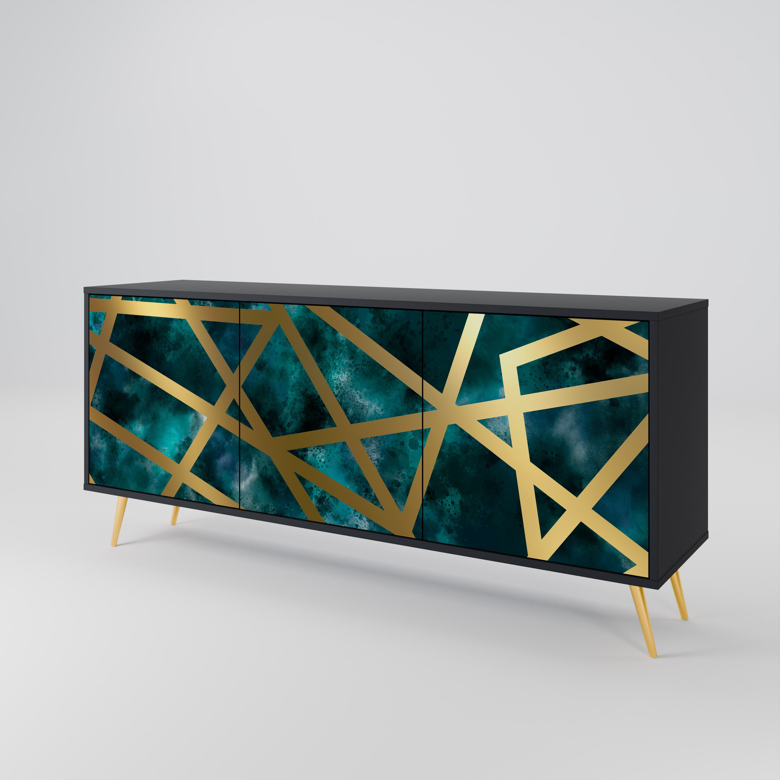 THE LABYRINTH OF GOLD 3-Door Sideboard