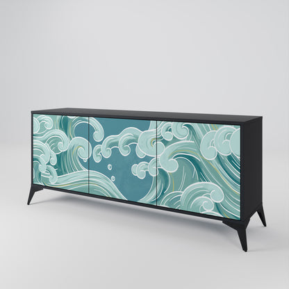 ASIAN SWAY 3-Door Sideboard