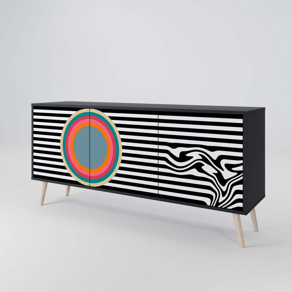 SPECTRA SHOWCASE 3-Door Sideboard