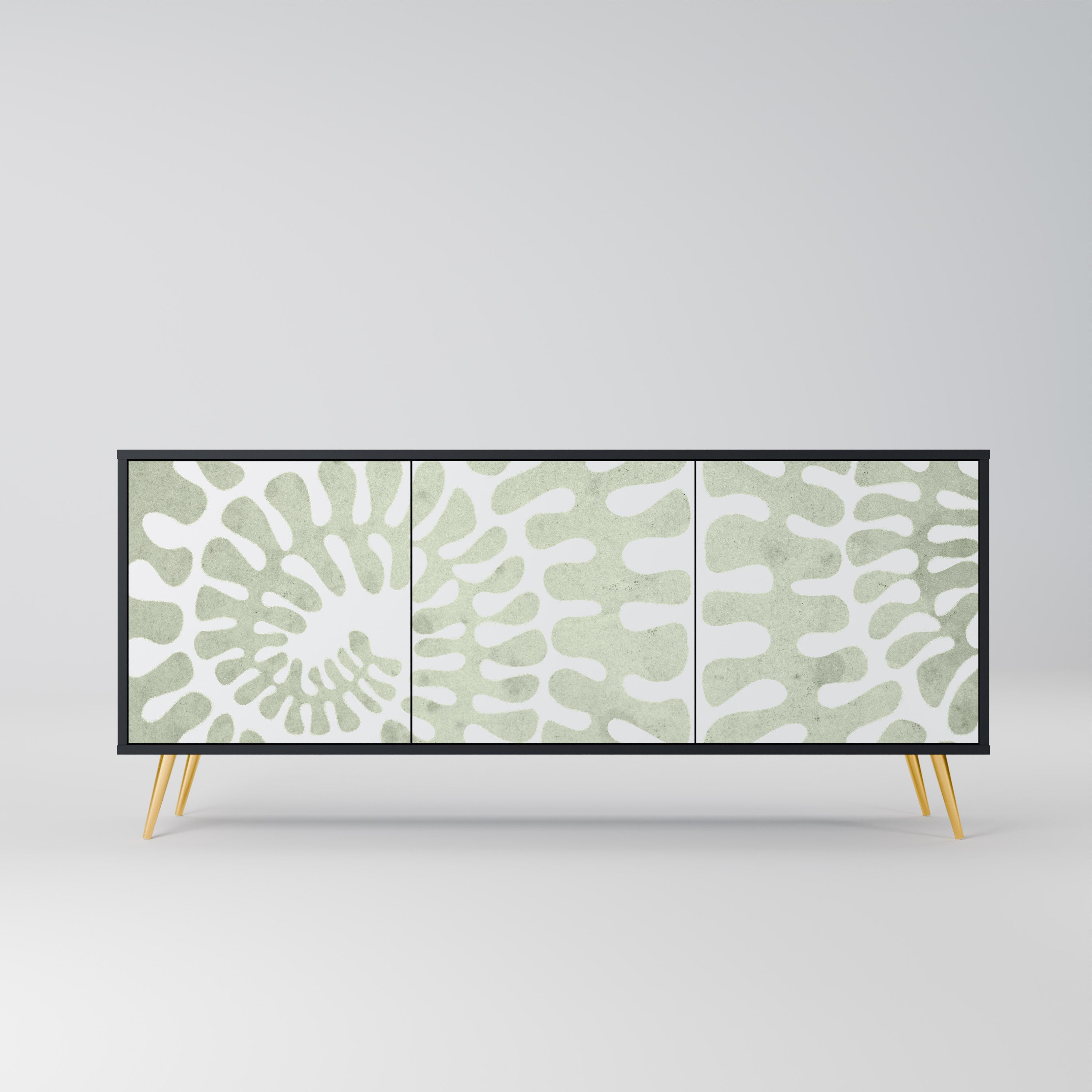 Buffet 3 portes HELIX DANCE finition noire