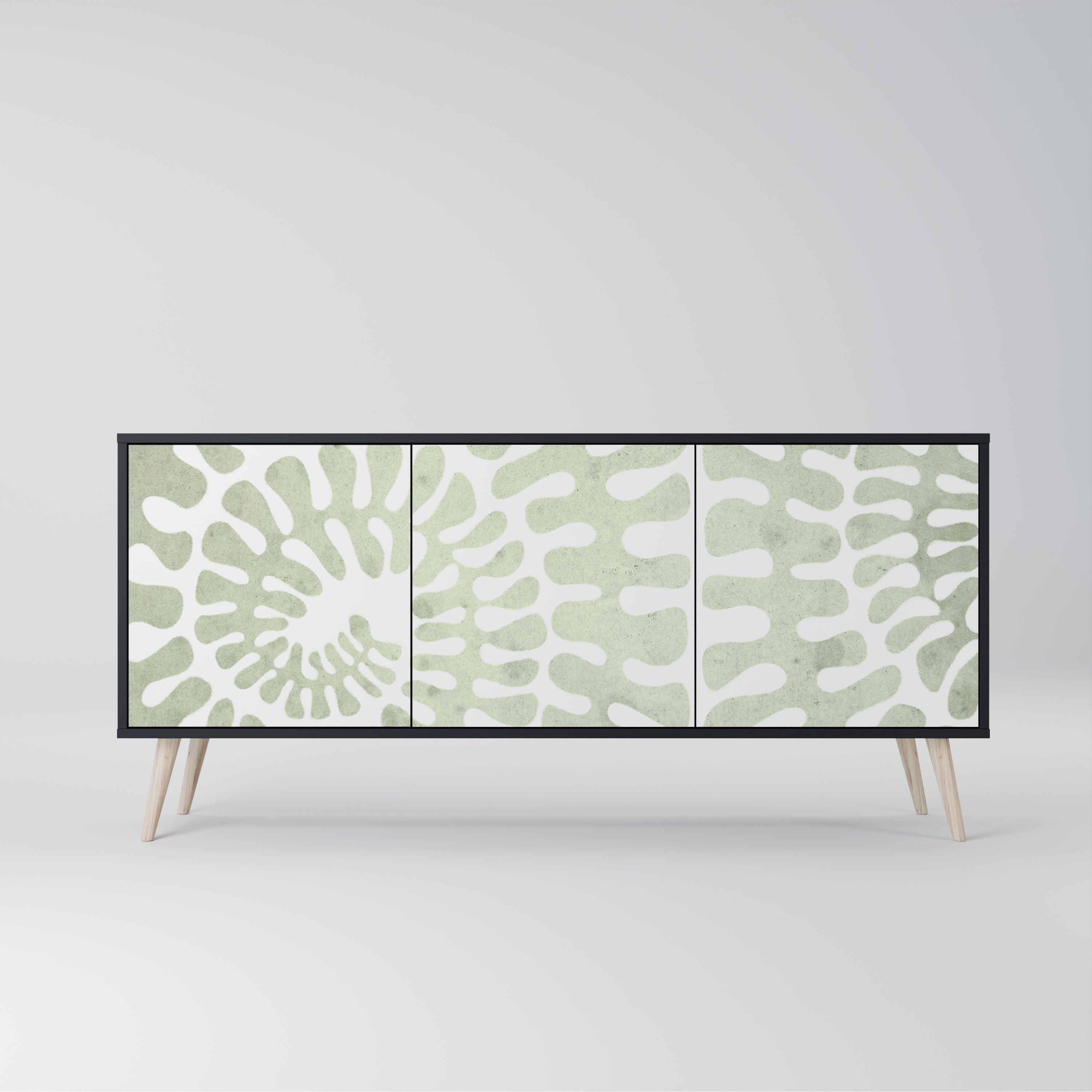 Buffet 3 portes HELIX DANCE finition noire