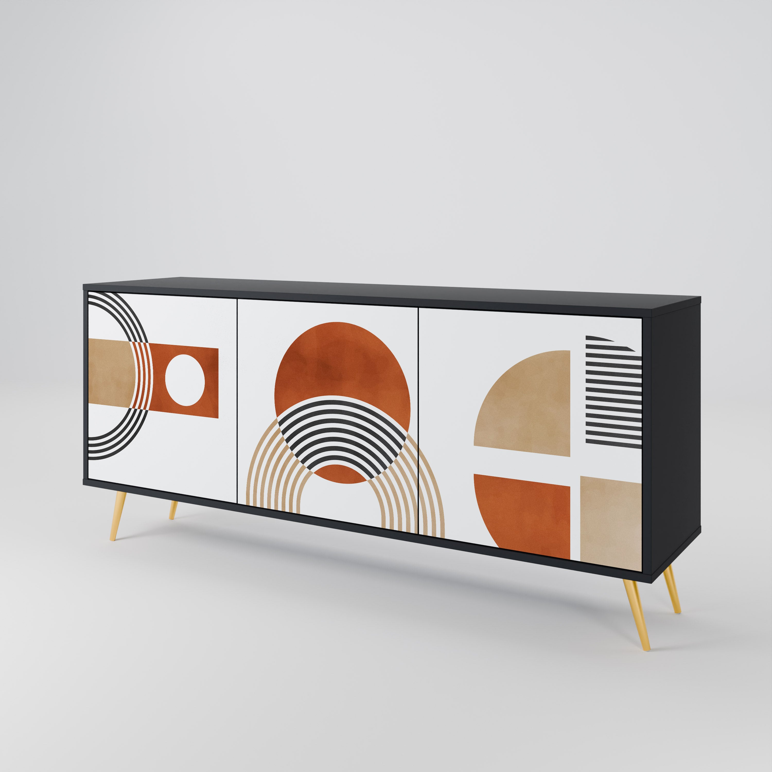 CIRCLE RHYTM 3-Door Sideboard