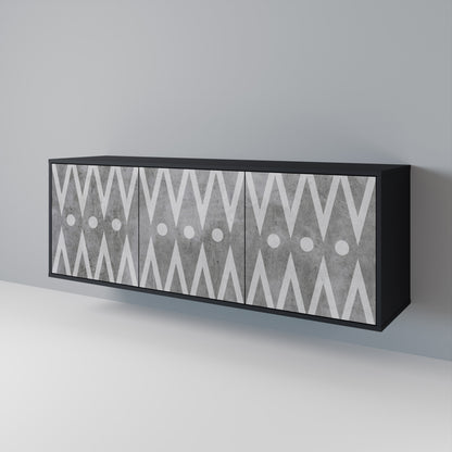 SHARP EDGES 3-Door Sideboard
