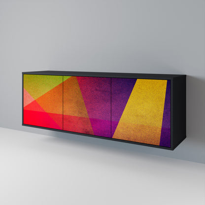 VIVID GEOMETRY 3-Door Sideboard