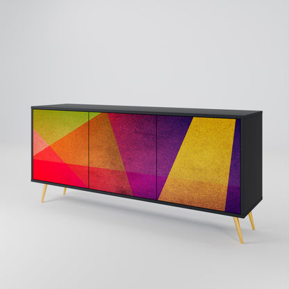 VIVID GEOMETRY 3-Door Sideboard