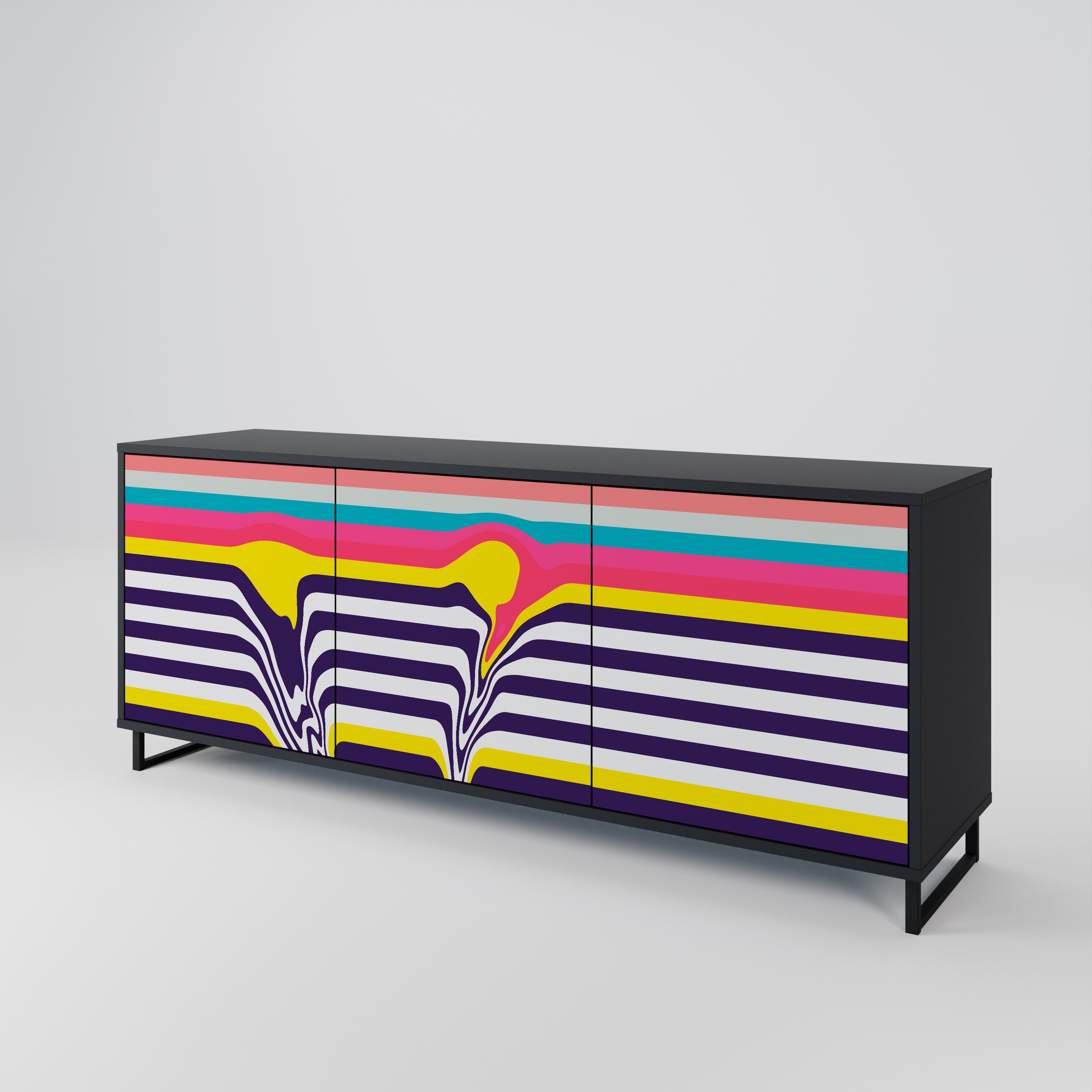 TONE COLLAPSE 3-Door Sideboard