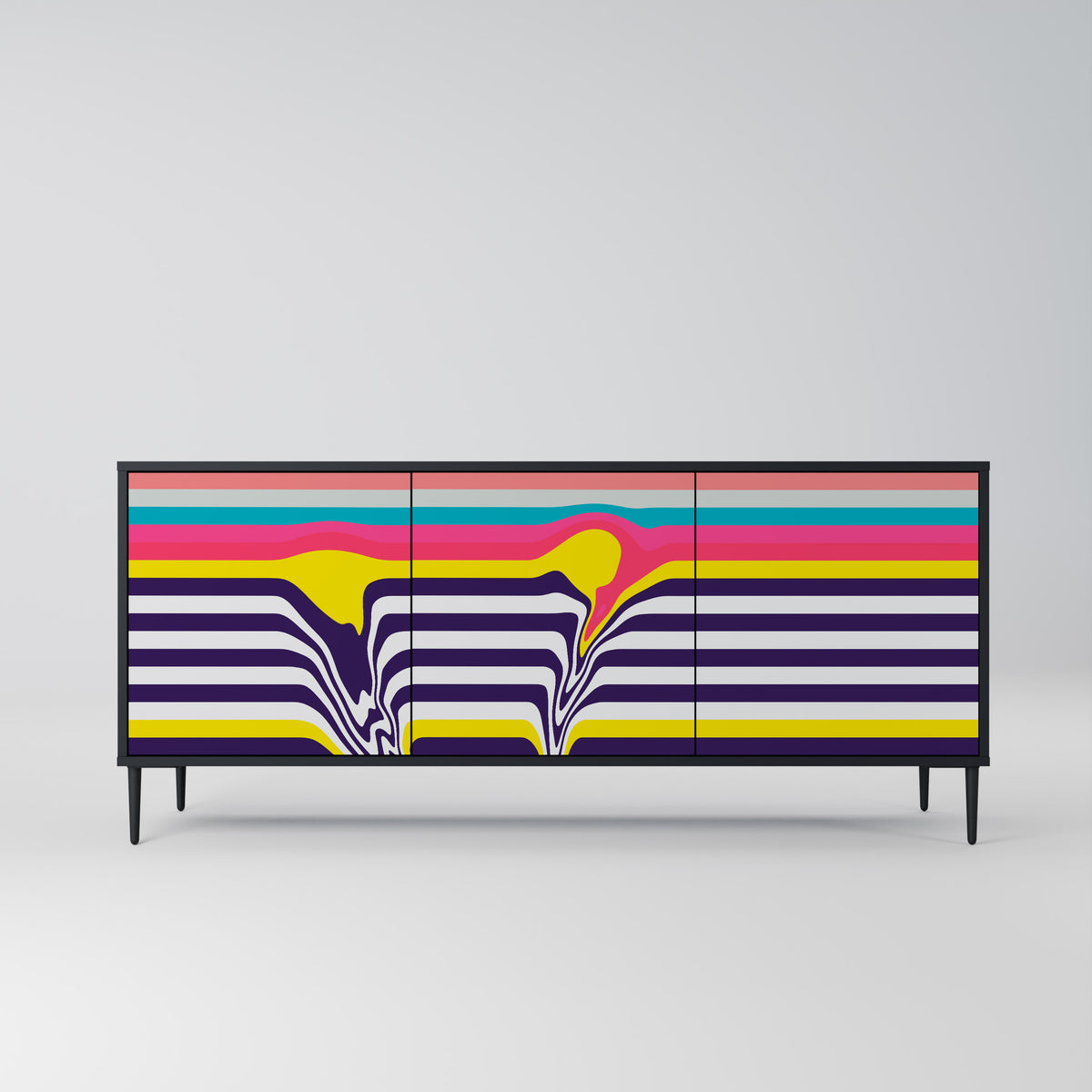 TONE COLLAPSE 3-Door Sideboard