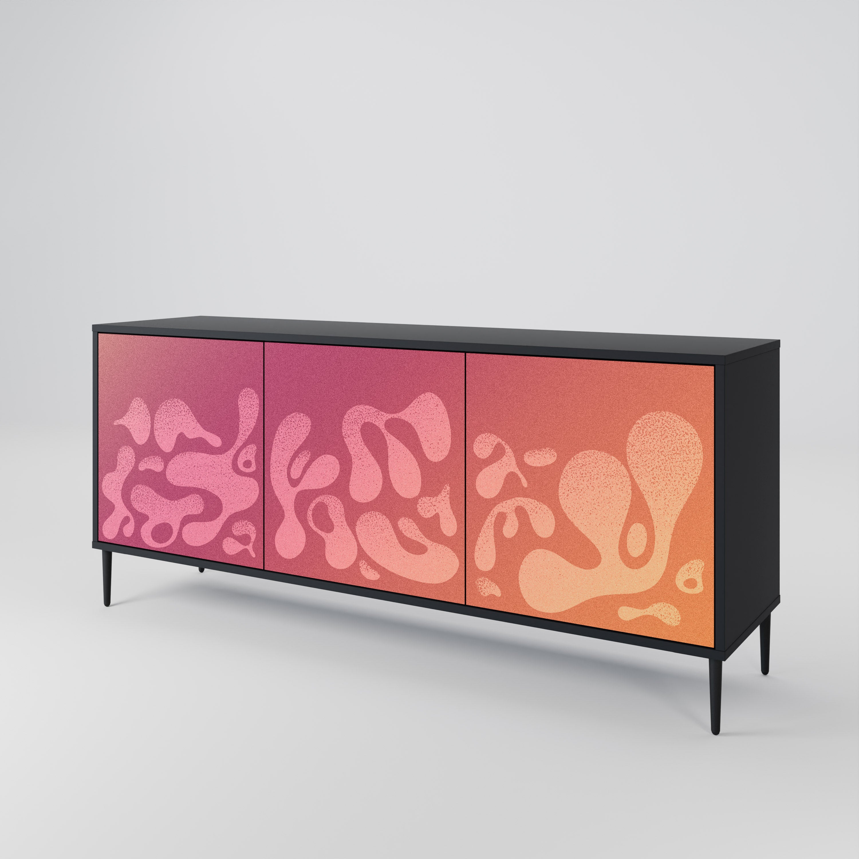IRREGULAR PINK 3-Door Sideboard
