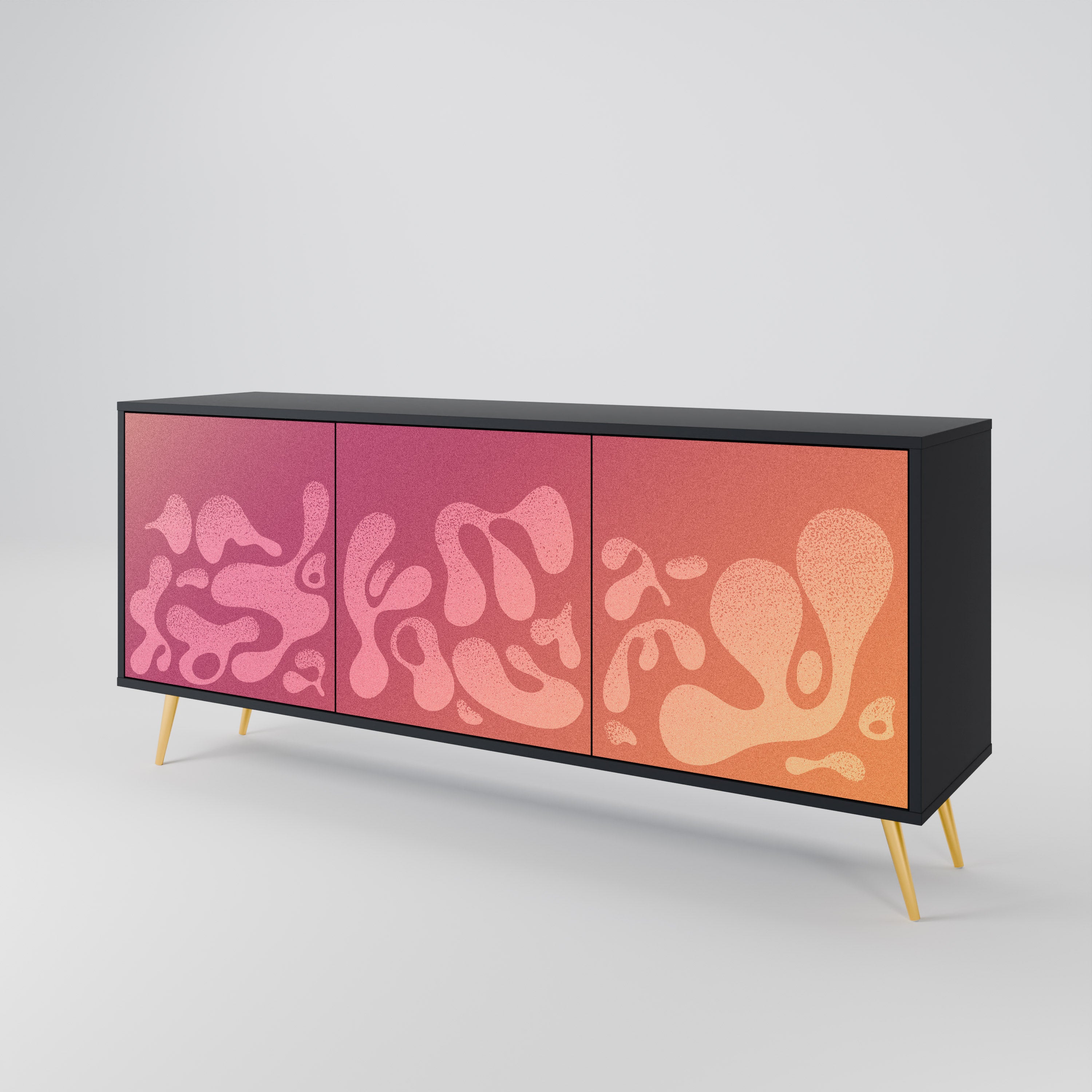 IRREGULAR PINK 3-Door Sideboard