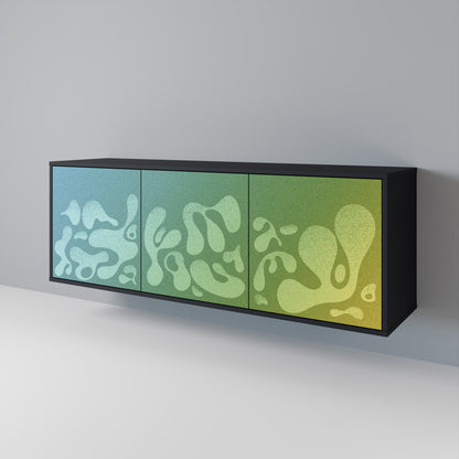 IRREGULAR BLUE 3-Door Sideboard