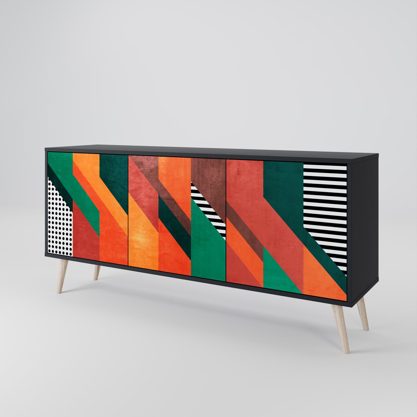 MAKESHIFT ARTISTRY 3-Door Sideboard
