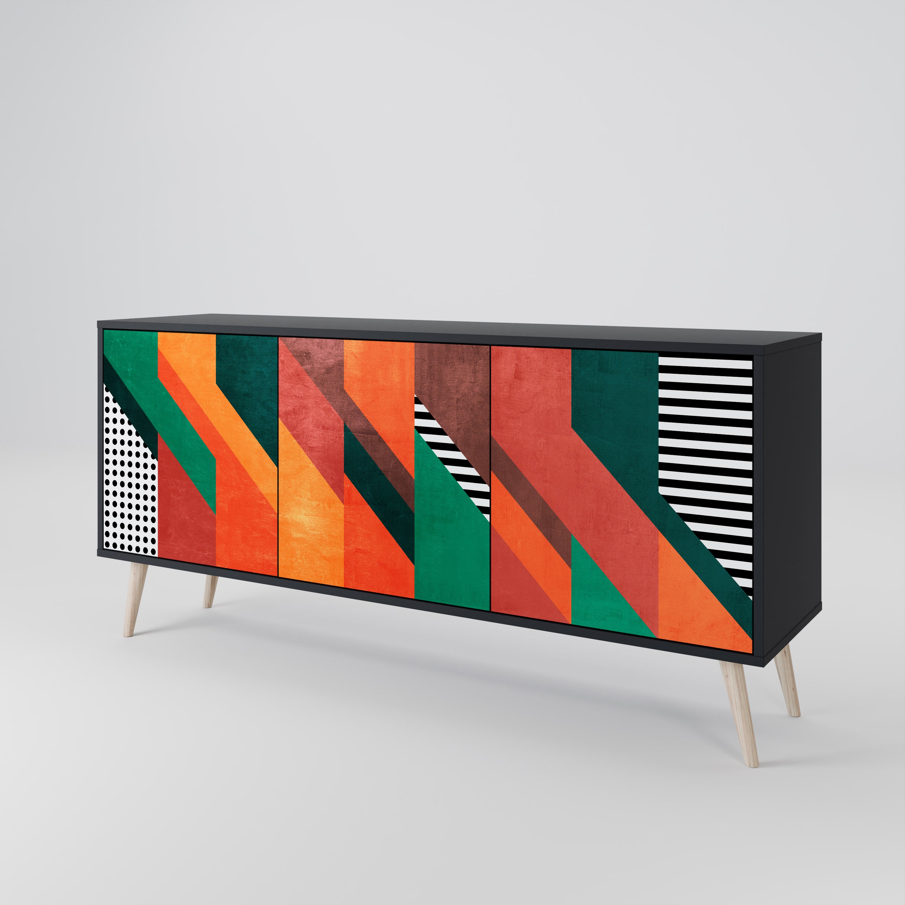 MAKESHIFT ARTISTRY 3-Door Sideboard