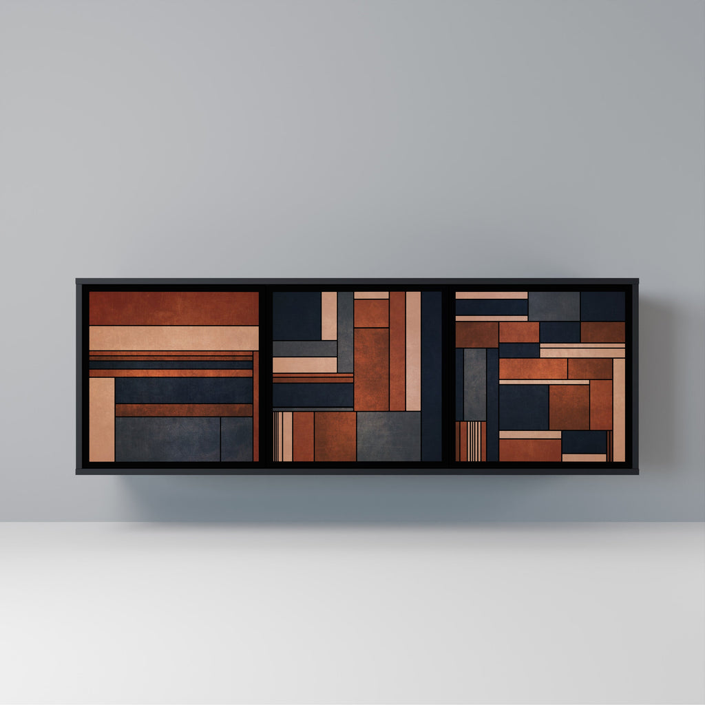 Buffet 3 portes INTREPID FORMATION en finition noire